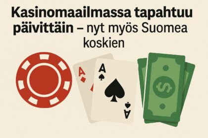 Kasinomaailmassa tapahtuu päivittäin – nyt myös Suomea koskien